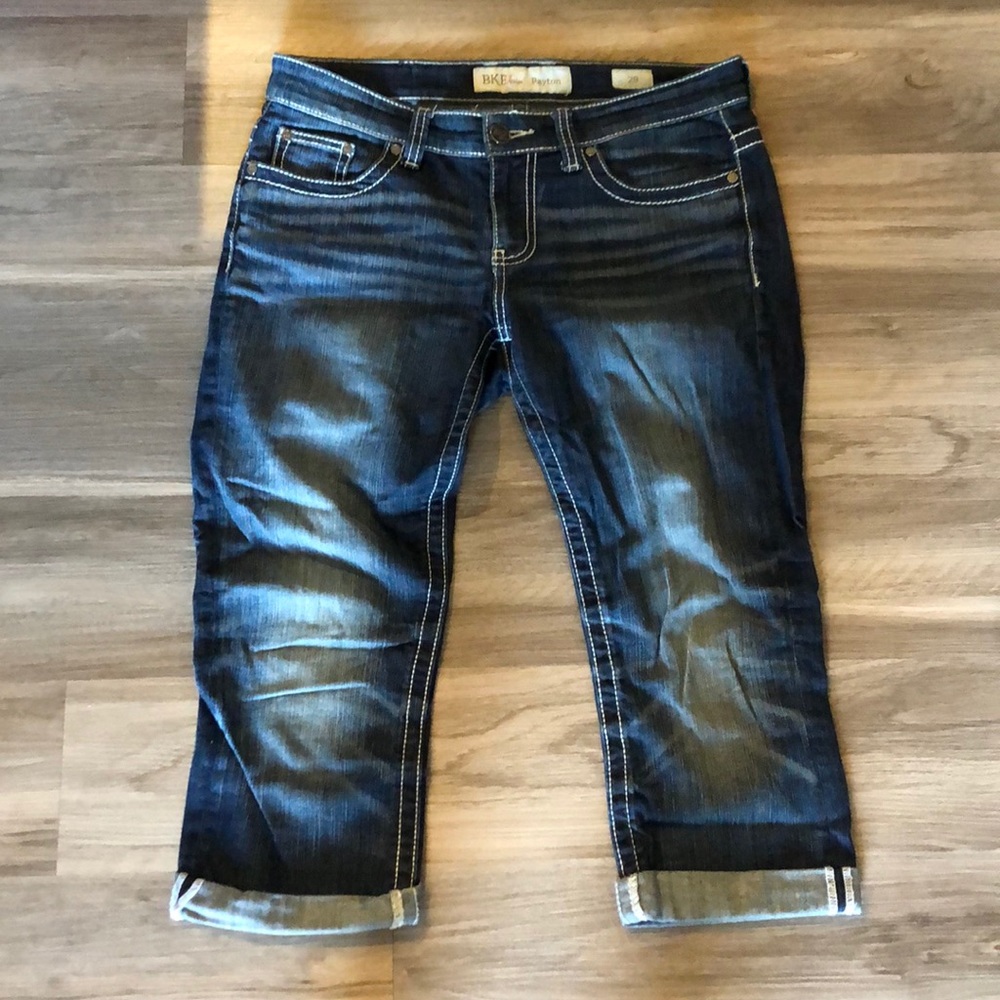 BKE payton denim crops
